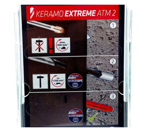 Набор сверл по керамограниту Keramo extreme ATM2, Ø6 мм, Alpen 0000300062100