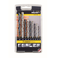 Набор сверл Combiset TM 9/1 Metall–Stein Ø3-8 мм, 9 шт, Alpen 0000802122100