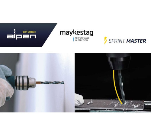 Сверло по металлу с уменьшенным хвостовиком HSS Sprint Master Ø13,5 мм, 5 шт, Alpen 0064201350100