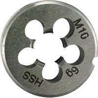 Плашка M3 HSS 25x9 мм для нарезания резьбы, Alpen 0071000300100
