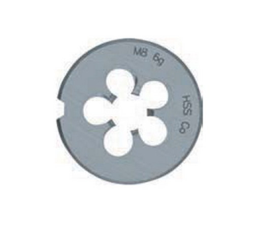 Плашка M8 HSS Cobalt 25x9 мм для нарезания резьбы, Alpen 0071500800100