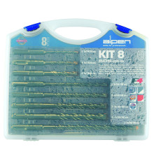Набор буров по бетону в кейсе SDS Plus Set KIT 8 шт, Ø6-12 мм, Alpen 0080704100100
