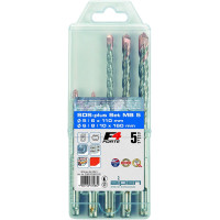 Набор буров по бетону Set MB 5 SDS plus Ø5-10 мм, 5 шт, Alpen 0080705680100