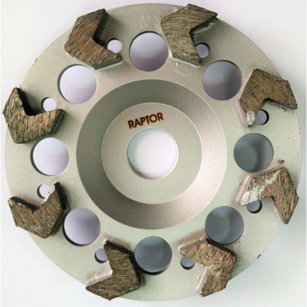  Диск діамантовий шліфувальний Raptor Ø122х22,2 мм по бетону, Tamoline 058001  — Инсел