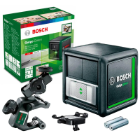 Линейный лазерный уровень Quigo green (зеленый луч) + MM2, Bosch, Bosch