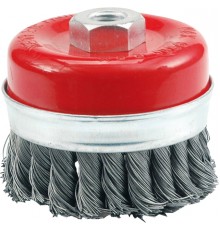 Щетка торцевая чашечная прямая Ø100 мм из скрученной проволоки, Tamoline 071105