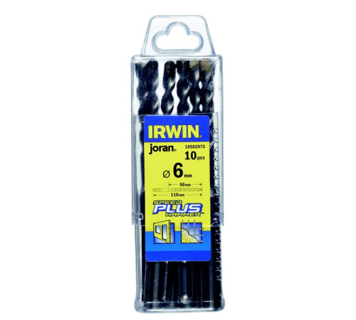 Бури SDS plus Ø6,0x110 мм Speedhammer 10 шт, Irwin 10502075