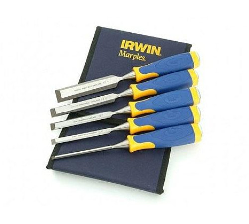 Набор стамесок Marples MS500 в футляре 6,10,15,20,25 мм 5 шт, Irwin 10503429