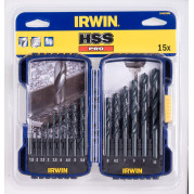 Набір свердел по металу HSS Pro Ø1,5-10 мм 15 шт, Irwin 10503989 - Инсел
