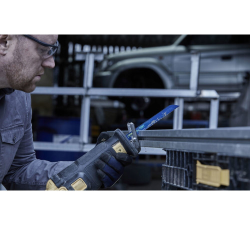 Полотна біметалеві тип 810R по металу і дереву для шабельних пилок 10TPI 200 мм 5 шт, Irwin 10504157