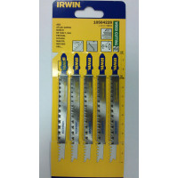 Пилки для лобзика по дереву T234X 8-13TPI HSS 115 мм 5 шт, Irwin 10504228
