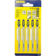 Пилки для лобзика по металу T127D 8TPI HSS 100 мм 5 шт, Irwin 10504231