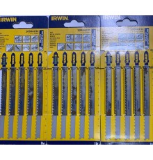 Пилки биметаллические для лобзика по металлу и дереву 132 мм T345XF 5-10TPI 5 шт, Irwin 10504232 (уценка -50%)