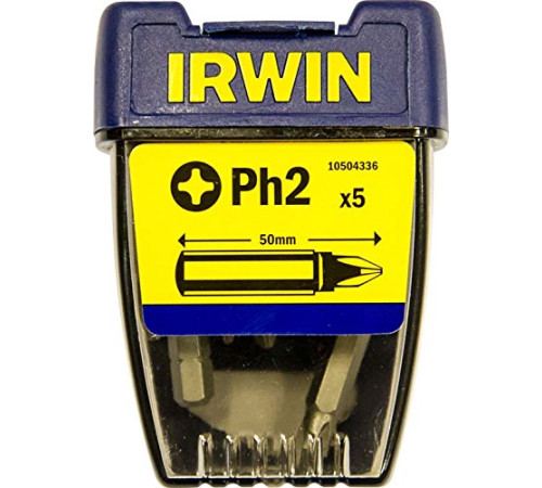 Біта PH2 50 мм 5 шт, Irwin 10504336