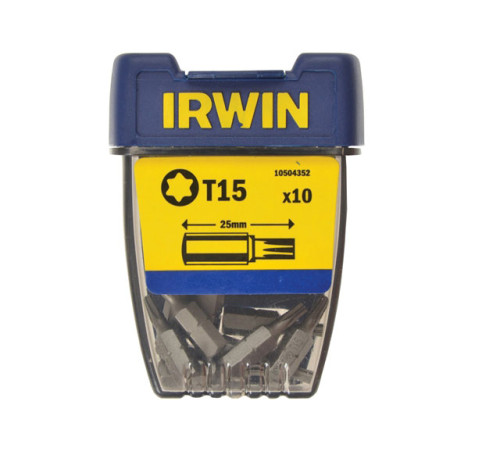 Біта 25 мм T15 10 шт, Irwin 10504352