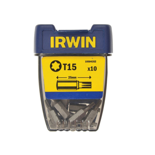  Бита 25 мм T15 10 шт, Irwin 10504352  — Инсел