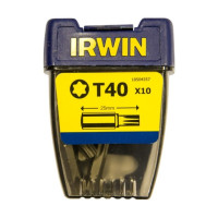 Бита 25 мм T40 10 шт, Irwin 10504357