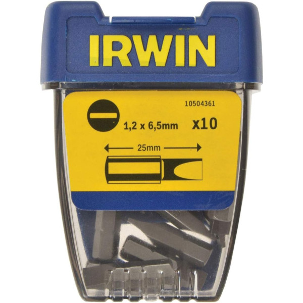  Бита 25 мм SL1,2x 6,5 мм 10 шт. IRWIN  — Инсел