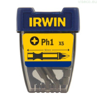 Бита усиленная 50 мм PH1 5 шт, Irwin 10504363