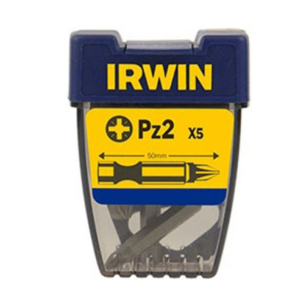 Бита усиленная 50 мм PZ2 5 шт, Irwin 10504369 - Инсел