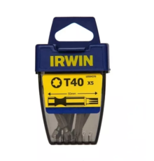 Біта посилена T40 50 мм 5 шт, Irwin 10504376