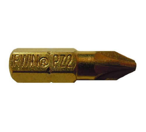 Біта 25 мм PZ2 TiN 2 шт, Irwin 10504402