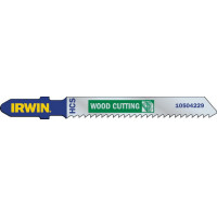 Пилки для лобзика по дереву T144D 6TPI  HCS 100 мм 100 шт, Irwin  10504545