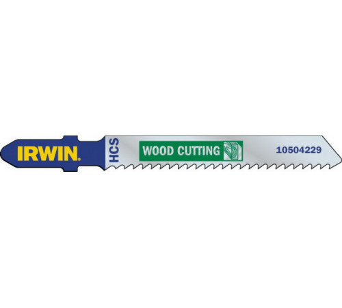 Пилки для лобзика по дереву T144D 6TPI  HCS 100 мм 100 шт, Irwin  10504545