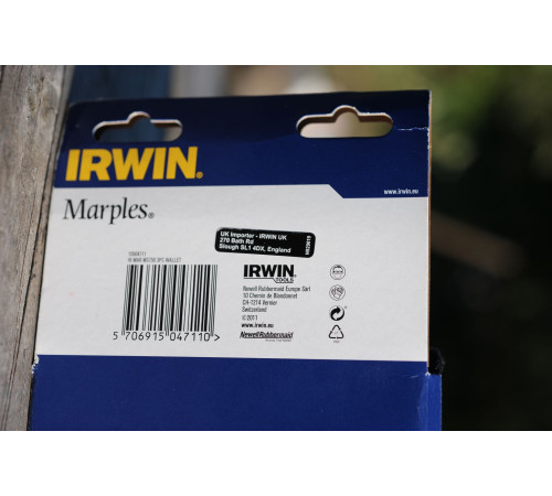 Набор стамесок Marples MS750 в футляре 6,12,20 мм 3 шт, Irwin 10504711