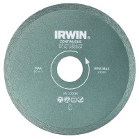 Диск алмазний Ø115x22,2 мм суцільний по кераміці, Irwin 10505934