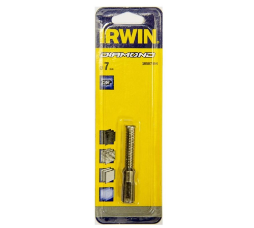 Свердло діамантове по керамограніту Ø7 мм Diamond, Irwin 10507894
