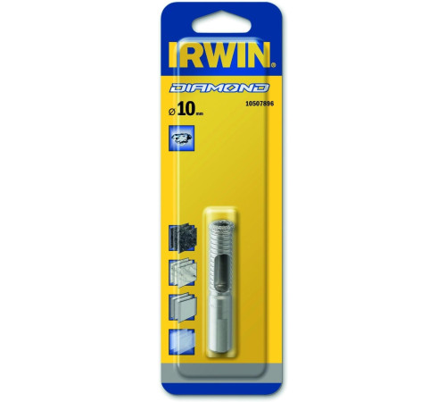 Свердло діамантове по керамограніту Ø10 мм Diamond, Irwin 10507896