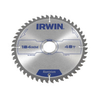 Диск по алюминию TCG для циркулярных пил Ø184x30 мм 48T, Irwin