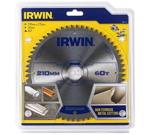 Диск по алюминию TCG для циркулярных пил Ø210x30 мм 60T, Irwin