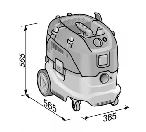 Пилосос промисловий VCE 33 L AC з автоматичним очищенням фільтра, 30 л, клас L, Flex 444111