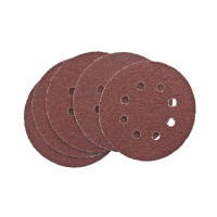 Шліфувальні круги на липучці з отворами Ø125 мм K80 5 шт, Valuetools 4919-83