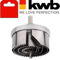 Коронка по дереву набірна Ø28-75 мм, 5 частин, глибина 30 мм, kwb 4985-00