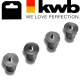 Центрирующие точки для шкантов Ø8 мм, 4 шт, kwb 5302-08
