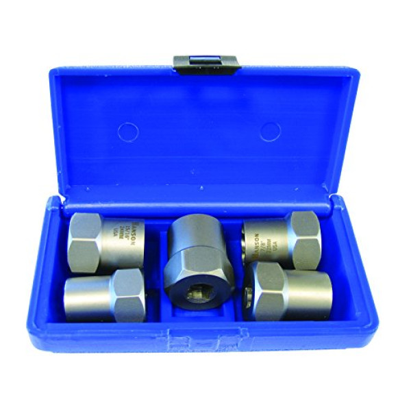 Набор экстракторов Bolt-Grip для болтов специальный 5 шт: 19 мм, 21 мм, 22 мм, 24 мм, 25 мм, Irwin 5 - Инсел