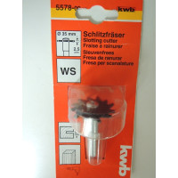 Фреза по дереву дискова пазова 2.5х30 мм, kwb 5578-00