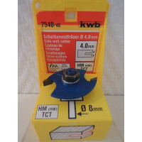 Фреза по дереву дискова НМ 4 мм, kwb 7540-40