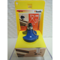 Фреза по дереву з підшипником НМ 31,7мм R9,52, kwb 7561-20