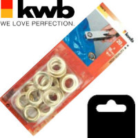 Люверсы латунные Ø10 мм, kwb 9298-10