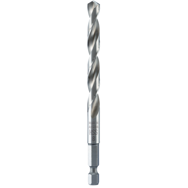Свердло по металу HSS Super Ø6,0 мм із шестигранним хвостовиком 1/4