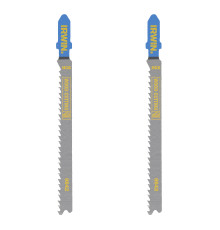 Пилки для лобзика по дереву T101B 10TPI HCS 100 мм 2 шт, Irwin IW1014731