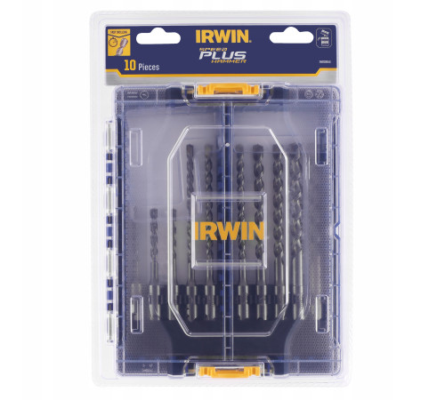 Набір бурів SDS plus quad Ø5-12 мм Speedhammer 10 шт, Irwin IW2039501