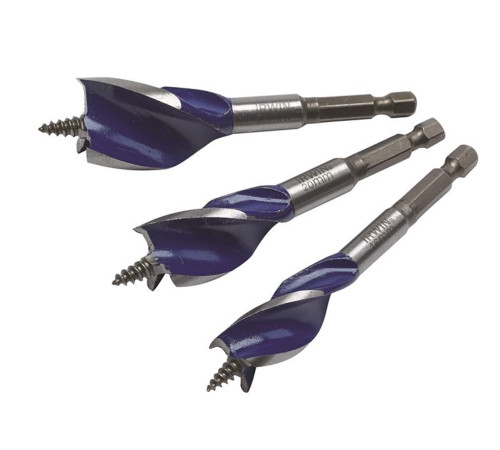 Набор сверл по дереву Ø16,20,25 мм Blue Groove 6X 3 шт, Irwin IW4041003