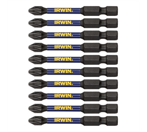 Бита Impact Pro Performance 57 мм PH2 10 шт, Irwin IW6061309