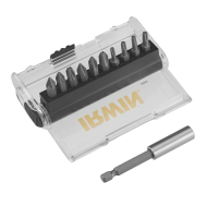 Набор бит Mix 25 мм в кейсе с держателем 10 шт, Irwin IW6062528