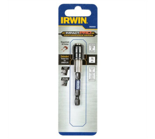 Держатель бит торсионный Impact Pro Performance 75 мм, Irwin  IW6064603